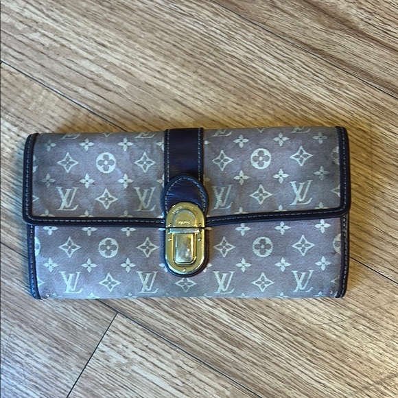 Louis Vuitton Monogram Mini Porte Feuille Sarah Long Bifold Wallet - Picture 1 of 10